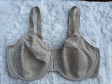 Wacoal Visual Effects 857210 Minimizer Full Coverage UW Seamless Beige Bra 38DDD