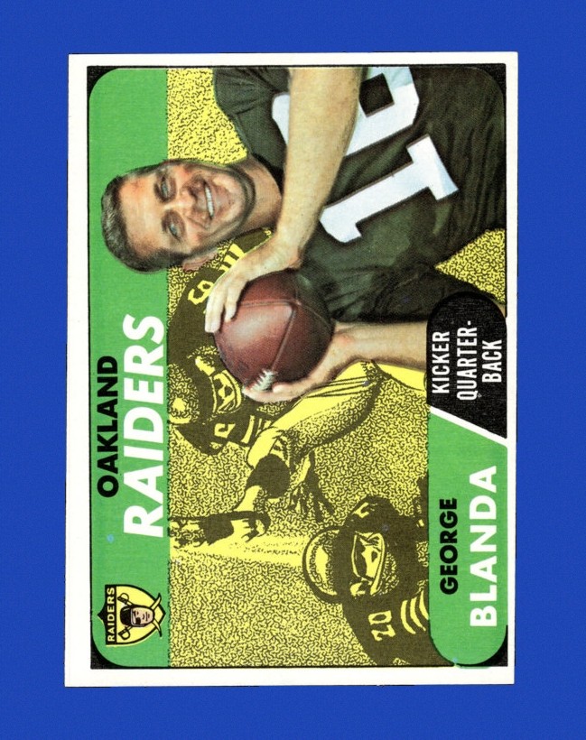 1968 Topps Set-Break #142 George Blanda EX-EXMINT *GMCARDS*