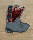 Stained Glass Cowboy Boot Suncatcher 