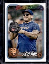 2024 Topps Francisco Alvarez Golden Mirror SSP #383 Mets