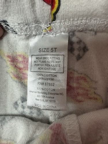 Disney Cars 3 Long Sleeve Snug Fit Pajama Set Size 5T - Picture 7 of 11