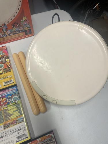 Taiko Schlagzeug Sammlung für Playstation 2 + 10 Spiele + Anleitungen + 2 Schlagzeug CIB - Bild 4 von 8