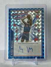 2024-25 Topps Finest Anton Watson #BSA-AW Colossal Shots Blue Auto /99