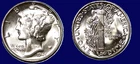 1945-P MERCURY DIME ~ GEM BRILLIANT UNCIRCULATED ~ A SUPERB COIN ~
