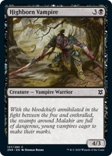 x1 Highborn Vampire - Zendikar Rising - NM - MTG