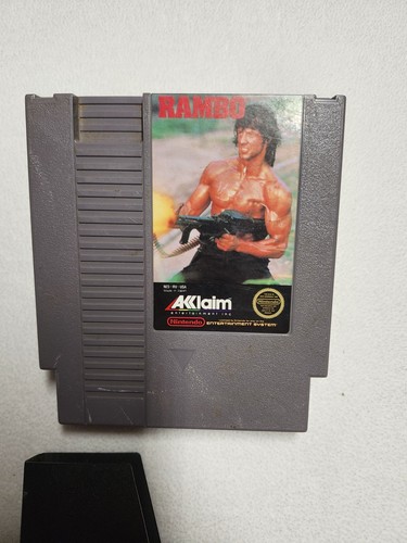 Rambo (Nintendo Entertainment System, 1988) NES Mint Rare Tested Authentic Retro - Picture 2 of 7