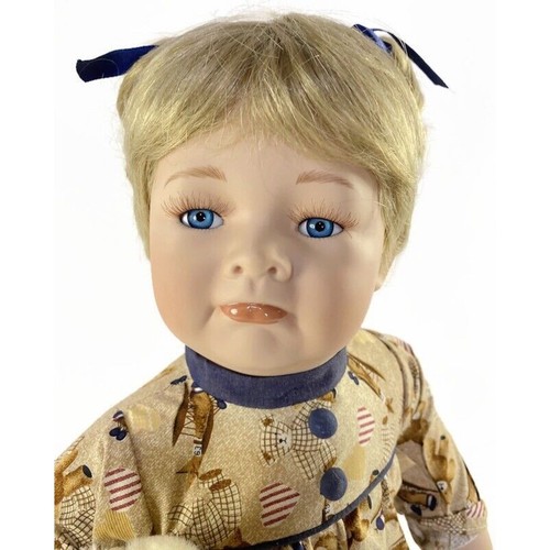 Gustave Wolff Janie Porzellan Puppe Wimbledon Collection Original Box & COA 20" - Bild 7 von 12