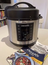 Used- Crockpot Express Pressure Cooker 12-in-1 Multi Cooker 5.6 L CSC051