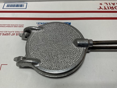 Nº De Colección 4 Pizzelle Galletas Hierro Fogata Estufa Superior Mango Madera 16" Ver Fotos - Imagen 4 de 6