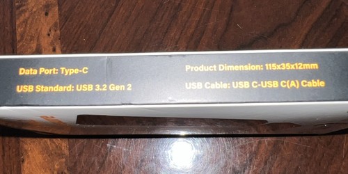 FIDECO NVME SSD Enclosure USB 3.2 Gen 2 To M.2 - Picture 8 of 8