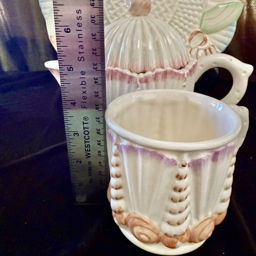 1989~~~10 piezas~~Sanibel Shafford~~Cáscara de cerámica 🐇Juego de tetera~~EXCELENTE - Imagen 4 de 8