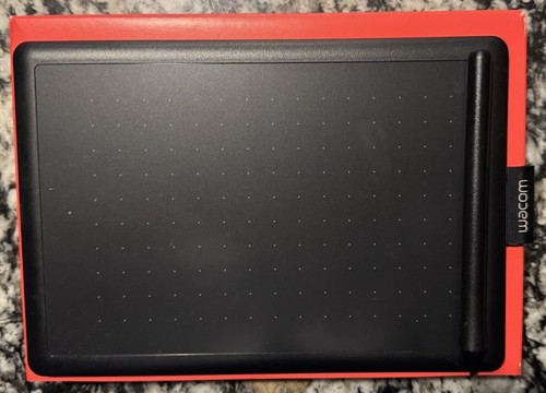 Tablette de dessin graphique One by Wacom CTL-472 - Noir/Rouge - Photo 4/5