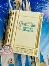 2025 Disney Parks Snow White & 7 Dwarfs Storybook Chocolates Book Tin Sealed