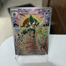 Pokémon TCG Simisage 090/086 Sv: Black Bolt Holo Illustration Rare  PACK FRESH