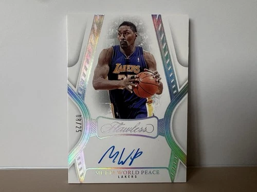 Metta World Peace - /25 - 2024 Panini Flawless - Autograph