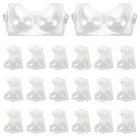  20pcs PVC Bra Packing Shaper Insert Plastic Form Support for Bra Packaging Bra