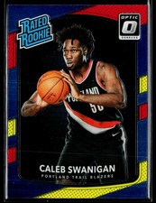 Caleb Swanigan 2017-18 Donruss Optic #175 Red Yellow Rookie Trail Blazers