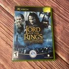 The Lord of the Rings The Two Towers Microsogt Xbox Black Label Complete Tested
