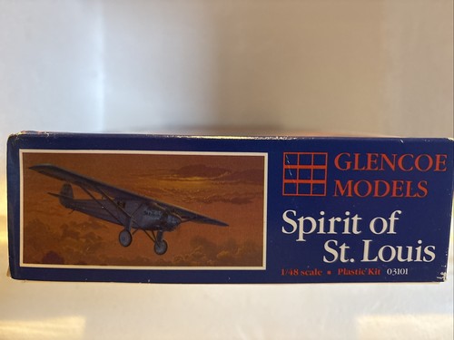Glencoe Models 03101, Spirit of St. Louis Airplane Kit, 1/48 Sealed Parts - Picture 5 of 5