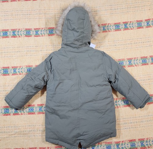 Eddie Bauer Jacket/Parka Boy Faux Fur Trim & Lined Hood Down Insulated XXS(4) - Picture 2 of 11