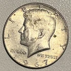 1967-P Kennedy Half Dollar 40% Silver US Coin Collectable