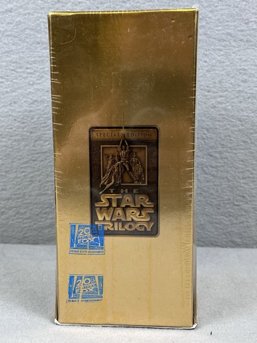 Brand New Star Wars Trilogy Special Edition VHS Box Set 3 Tapes Gold Sealed + - Picture 3 of 13