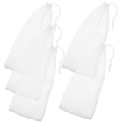 5pcs Bird Net Bags Bird Feeder Drawstring Bags Bird Sack Feeders