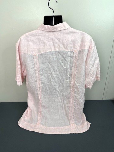Cubavera 100% Leinen Guayabera 4 Taschen Kurzarm Button Down Hemd Gr. XXL - Bild 6 von 6