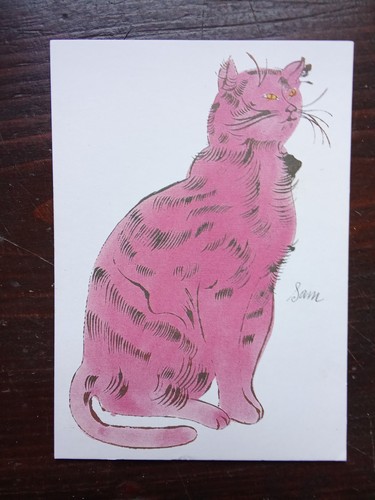 8 cartoline della serie Andy Warhol -25 cats name Sam and one blue Pussy - Foto 5 di 11