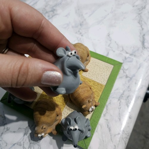 Paolo Chiari Noughts & Crosses Tic tac toe Cat Vs Mice Vintage Game Collectable - Picture 5 of 10