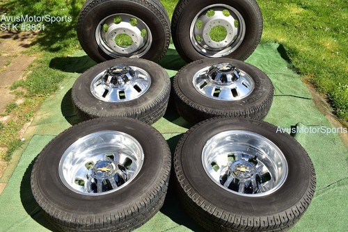 Chevrolet Silverado 3500 18” Dually DRW OEM Wheels Tires Chevy GMC Sierra 2025