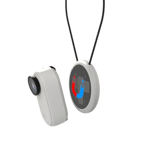 Magnetischer Halsscheiben Anhänger mit Lanyard für Insta360 GO 3 Sport Kamera - Picture 4 of 9