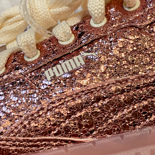 PUMA DINARA SHINE Pink Metallic Sneakers SZ 9 Womens Shoes New Without Box CC1 - Picture 5 of 9