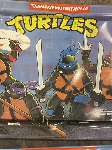 THREE TMNT Teenage Mutant Ninja Turtles TV Trays 1988 - Picture 12 of 22