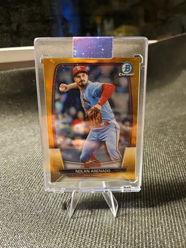 2023 Bowman Chrome - Gold Refractor #62 Nolan Arenado /50