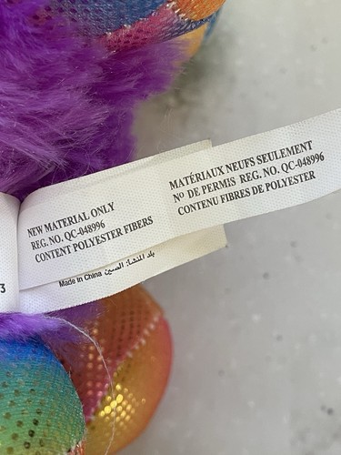 Peluche lama viola Nanco Fortnite Rainbow Winged 10" nuovo senza etichette - Foto 4 di 10