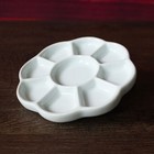  Ceramic Pigment Plate Practical Seasoning Dish Creative Ink Dish Calligraphy