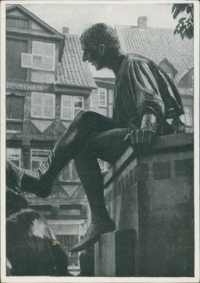 Postcard Brunswick Till Owl Toy Fountain