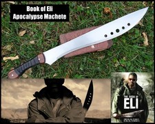 Hand-Forged | Book of Eli Apocalypse Handmade Machete Sword | Full Tang Knife