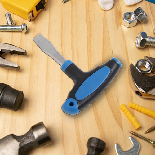 T Handle Flat Head Screwdriver,10Mm T Handle Slotted Screwdriver For Slotted Scr - Picture 10 of 21