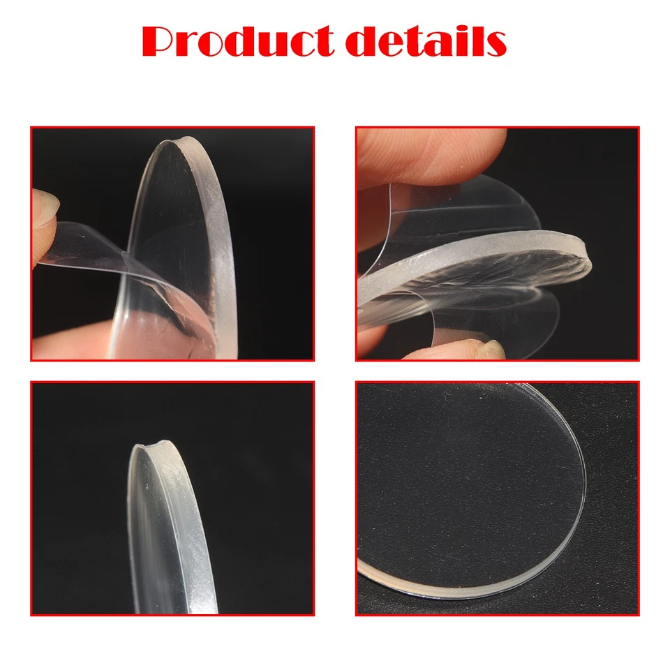 4Pc Car Windscreen Rain Light Sensor Gel Pad For Audi A5 2012-2017 Adhesive Film - Image 3 of 4