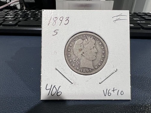 1893-S Barber Quarter (CJ)