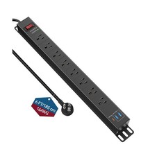 8 Outlet Heavy Duty Power Strip with USB PD 20W, BTU Surge Protecto... Fast Ship