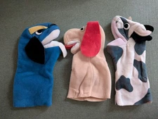 3 Baby Einstein Puppets- The Hebrew University Of Jerusalem- Cow, Dog, Goat