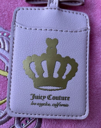 JUICY COUTURE Daydreamer Lovers Club Weekender Pink Lemonade Duffle New - Picture 9 of 16