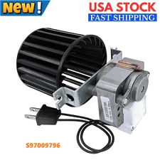 Bathroom Exhaust Vent Fan Motor Assembly Replace Broan Bulb Heater 162/164 G-L