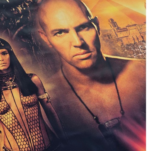 Banner promocional de vinilo de teatro original The Mummy Returns 2001 7,5 pies x 5 pies Brendan - Imagen 8 de 10