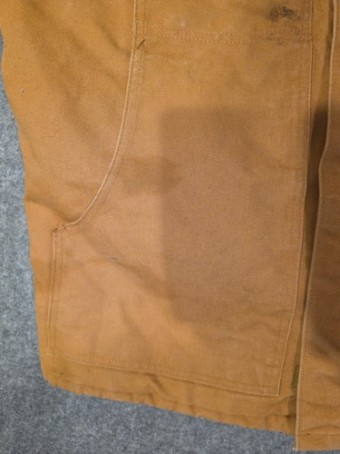 Chaqueta Bomber Carhartt Para Hombre Marrón Algodón Talla 50 C03 BRN Acolchada Aislada Usada - Imagen 10 de 24