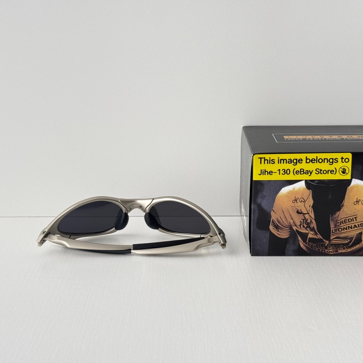 Oakley Penny & Juliet X-Metal Sunglasses Silver Alloy Frame Black