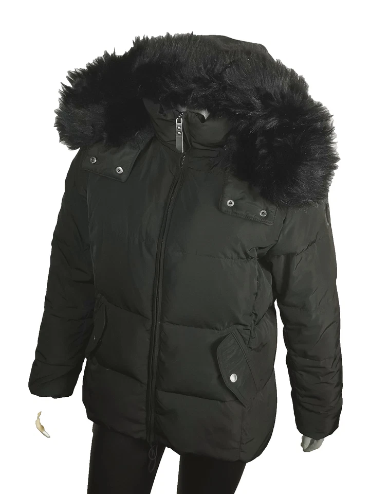 ONLY DAMEN KAPUZEN STEPPJACKE DAUNEN JACKE BOMBER STYLER DESIGNER FELL SEXY L 42